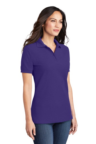 Port & Company Ladies Core Blend Pique 6.5-ounce, 50/50 Cotton Poly Polo Shirt